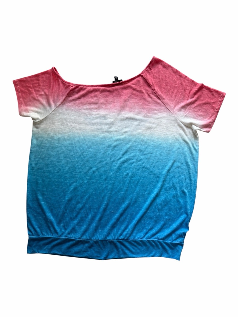 Torrid Women’s Patriotic Lips Graphic Slouchy Short Sleeve T-Shirt Torrid Size 1 - Picture 8 of 15